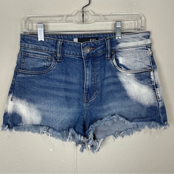 Kut from the Kloth Blue Denim Cut off Shorts 4 - Picture 2 of 5